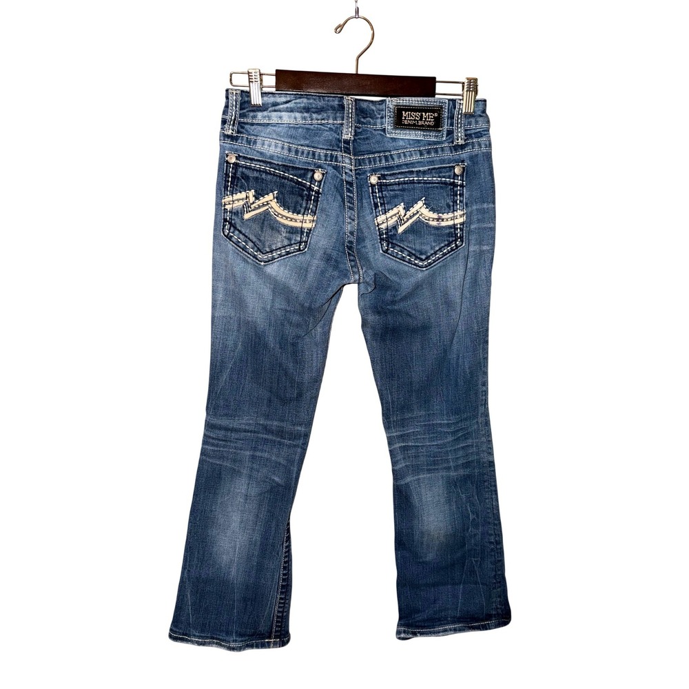 Miss‎ Me Bootcut Jeans Size 28 Medium Wash Stretch Y2K Western Denim JD1038B